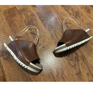 Joseph Seibel Women's Quinn 01 Slip On Wedge Sandal - Brown Size 36